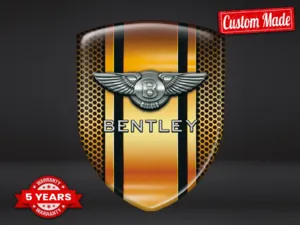 Bentley Harzaufkleber Exklusive Edition Glänzende Domes